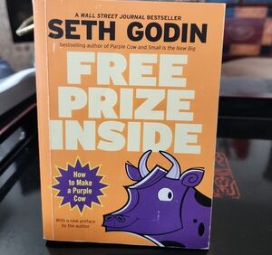 'Free Prize Inside' Book - Orange and Purple Cover